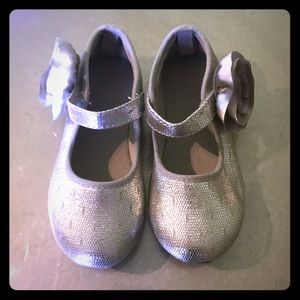 Baby Deer silver shoes